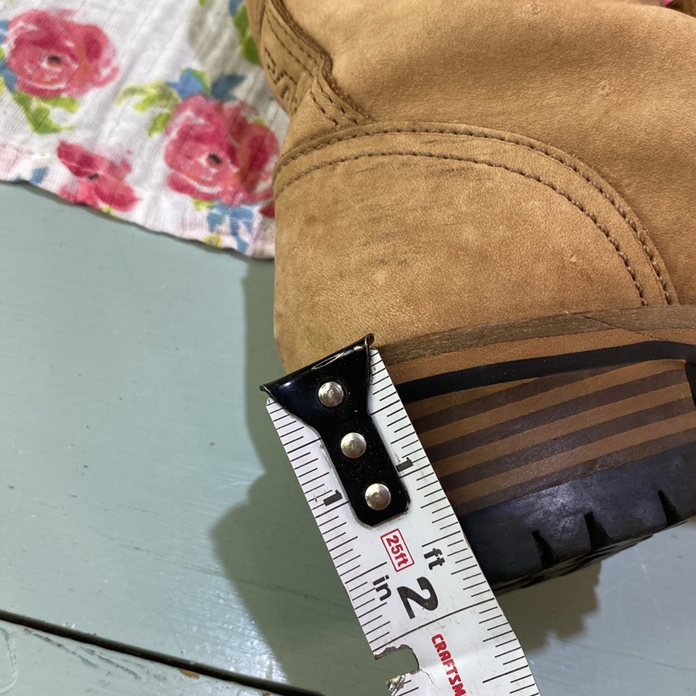 Sam & Libby Tan Combat Boots - Picture 6 of 9